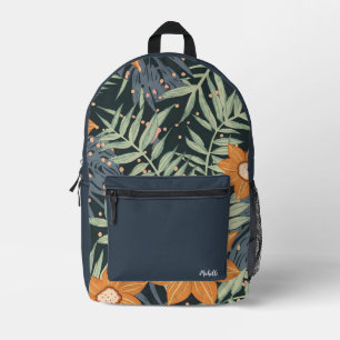 Schöne tropische bedruckter rucksack