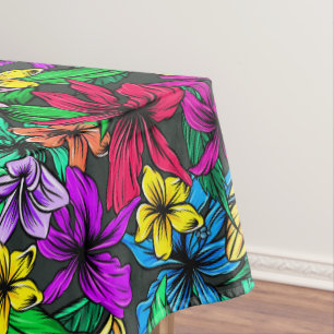 Schöne tropische Blume Tischdecke