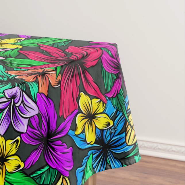 Schöne tropische Blume Tischdecke (Beispiel)