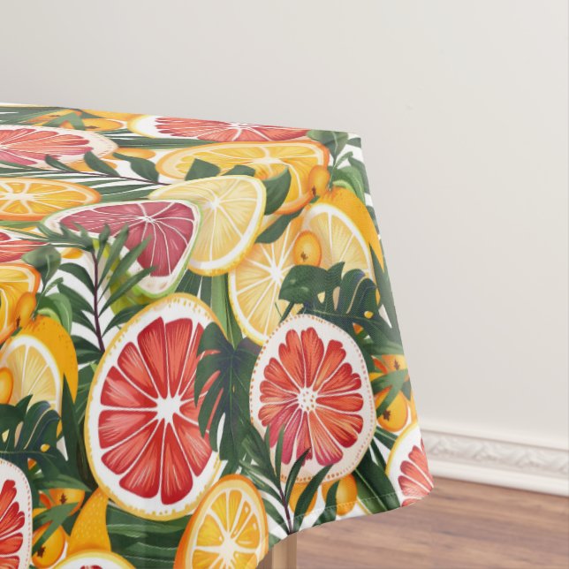 Schöne tropische Sommerfrüchte Tischdecke (Beispiel)