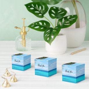 Schöne tropische Strandbrise Palm Danke Geschenkschachtel
