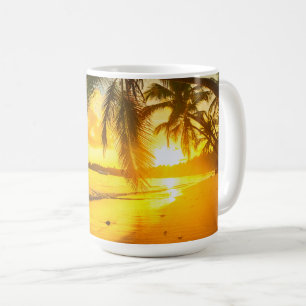 Schöne tropische Tasse