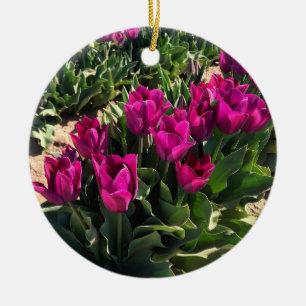 Schöne Tulips Keramik Ornament