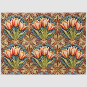 Schöne Tulips Moderne Sammlung Seidenpapier