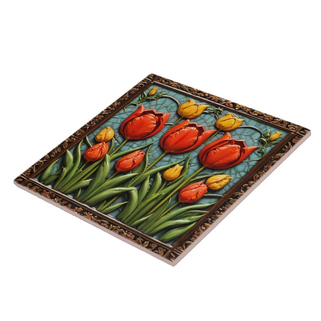 Schöne Tulips Populäre Sammlung Fliese (Seite)