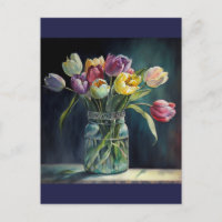 Schöne Tulpen Aquarell