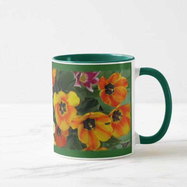 Schöne Tulpen Tasse (Rechts)