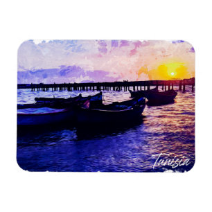 Schöne Tunesien Urlaub Souvenir Magnet