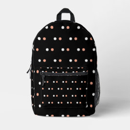 Schöne Tüpfel-Rucksack für Frauen  Bedruckter Rucksack