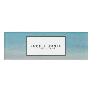 Schöne Türken des Strand- und Caicos-Foto Namenschild