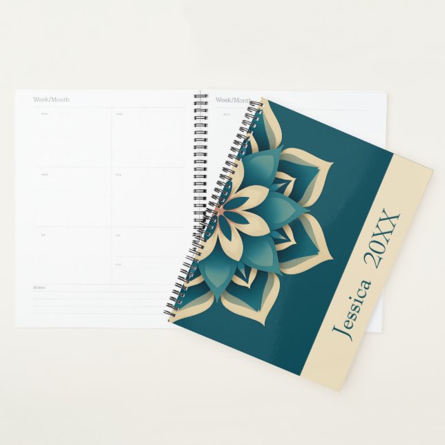Schöne Türkis-Spirituelle Chic-Mandala-Moderne  Planer (Anzeige)