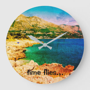 Schöne Uhr" Große Wanduhr