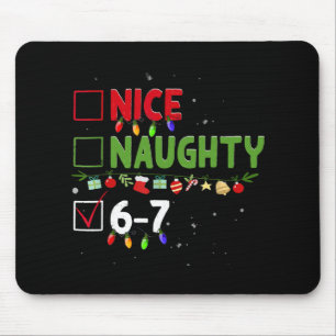 Schöne Unartige 67 Sechs Sieben Lustige Weihnachte Mousepad