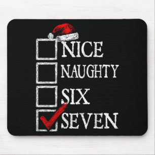 Schöne Unartige 67 Weihnachten Lustiges Meme Sechs Mousepad