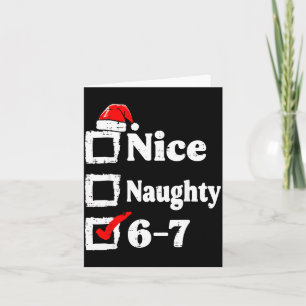 Schöne Unartige 6 7 Meme Lustiges Weihnachten Sech Karte