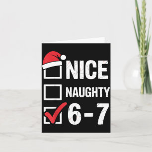 Schöne Unartige 6 7 Meme Lustiges Weihnachten Sech Karte