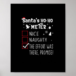 Schöne Unartige Der War Da Versprechen Weihnachten Poster