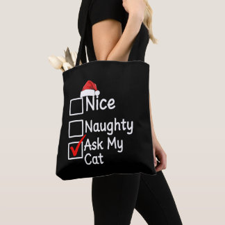 Schöne Unartige Frag Mein Katze Weihnachten Xmas C