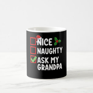 Schöne Unartige Frag Mich Opa Weihnachtsliste Fami Kaffeetasse