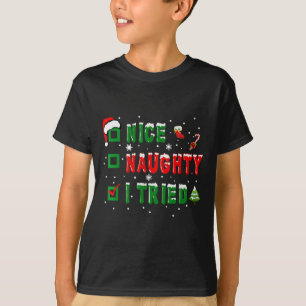 Schöne Unartige Ich Habe Lustig Weihnachten Famili T-Shirt