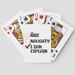Schöne Unartige Ich Kann Erklären Weihnachtsliste  Spielkarten