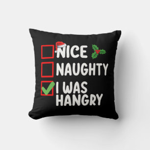 Schöne Unartige Ich War Hungrig Weihnachtsliste Fe Kissen