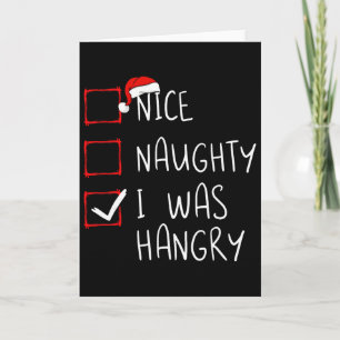 Schöne Unartige Ich War Hungrig Weihnachtsliste Xm Karte