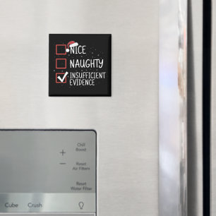 Schöne Unartige Unzureichende Beweise Weihnachten Magnet