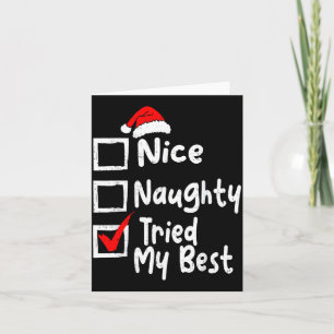 Schöne Unartige Versuchte Meine Lustige Weihnachts Karte