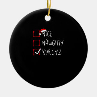Schöne Unartige Weihnachten Kirgisistan Erbe Keramik Ornament