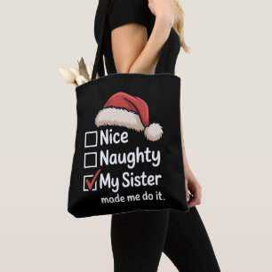 Schöne unartige Weihnachtsmannmütze, die meine Sch