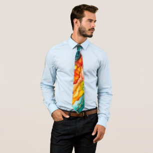 Schöne und Abstrakte Pasta Art Neck Tie Krawatte