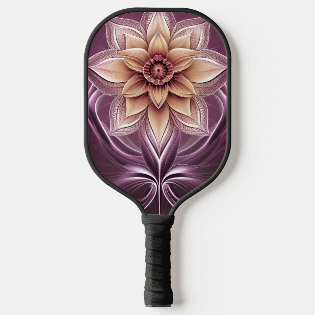 Schöne und Atemberaubende Moderne Fantasy Lotus Bl Pickleball Schläger (Vorderseite)