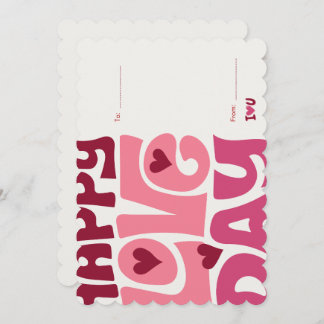 Schöne und bezaubernde Valentinstags karte. Feiertagskarte