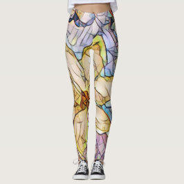 Schöne und einzigartige Pastellmosaik Leggings