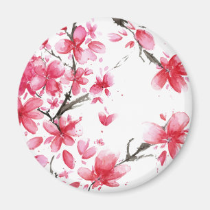 Schöne und elegante Cherry Blossom Magnet