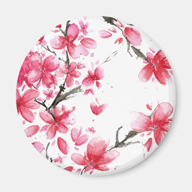 Schöne und elegante Cherry Blossom | Magnet (Vorne)