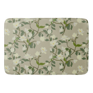 Schöne und elegante Magnolia-Blume, Badematte