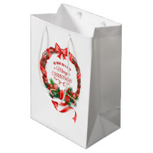 Schöne und elegante Weihnachtskreidebeutel