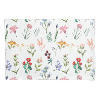 Schöne und elegante Wildblume Botanisch Kissenbezug