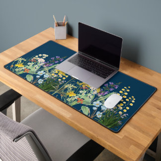 Schöne und elegante Wildblume Schreibtischunterlage