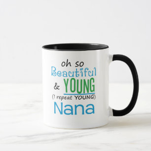 Schöne und junge Nana Tasse