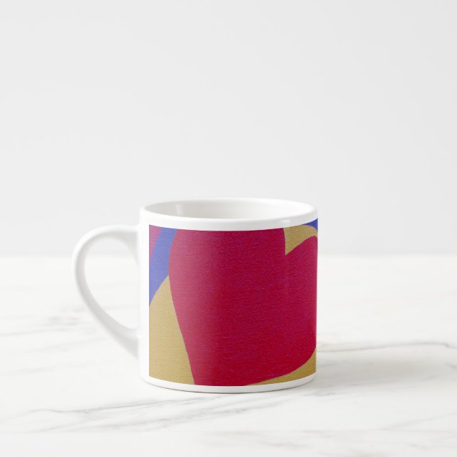 Schöne und lebendige Farben! Espresso-Tasse Espressotasse (Links)