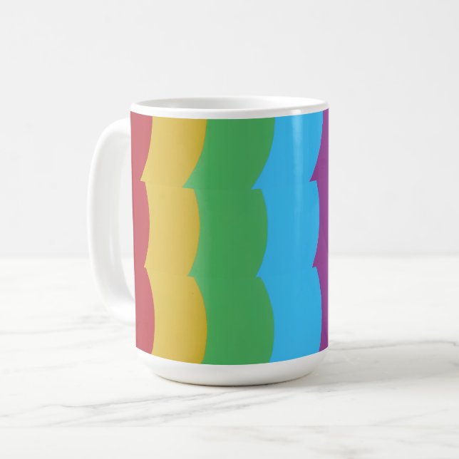 Schöne und lebendige Farben! Kaffeetasse (Vorderseite Links)