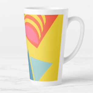 Schöne und lebendige Farben! Latte-Mug Milchtasse