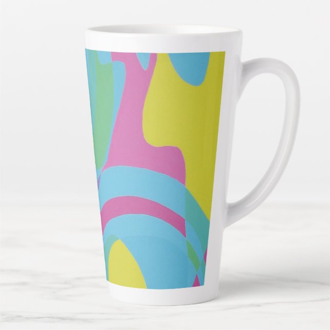 Schöne und lebendige Farben! Latte-Mug Milchtasse (Rechts)