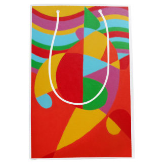 Schöne und lebendige Farben! Mittlere Geschenktüte