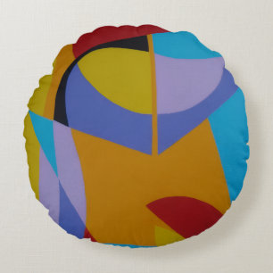 Schöne und lebendige Farben! Rundkissen Rundes Kissen