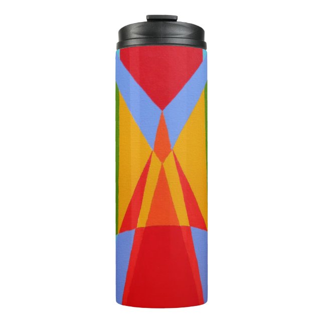 Schöne und lebendige Farben! Thermobecher Thermosbecher (Vorderseite)