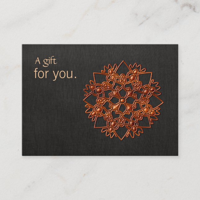 Schöne und natürliche Wellness Lotus - Geschenkgut Rabattkarte (Vorderseite)